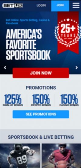 BetUS Sportsbook Mobile App Promotions