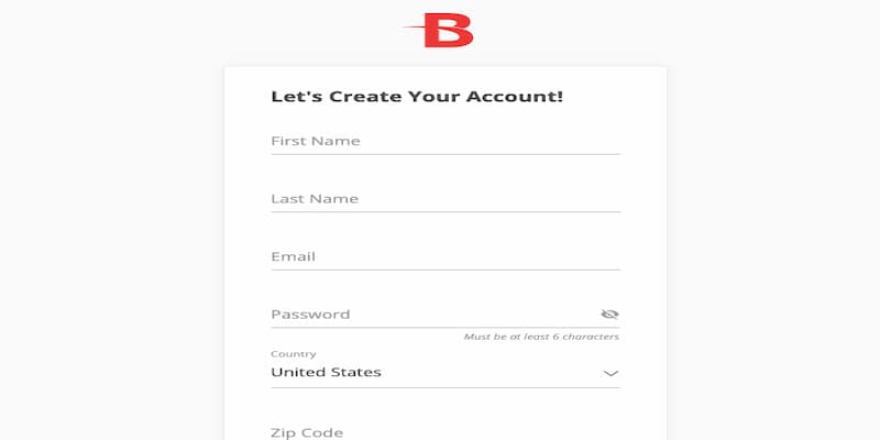 BetOnline account page