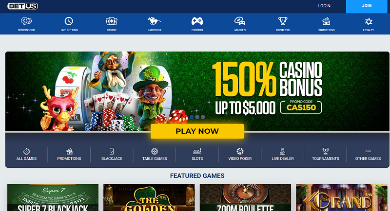 BetUS - Real money Georgia online casino with massive bonus of up to $5,000