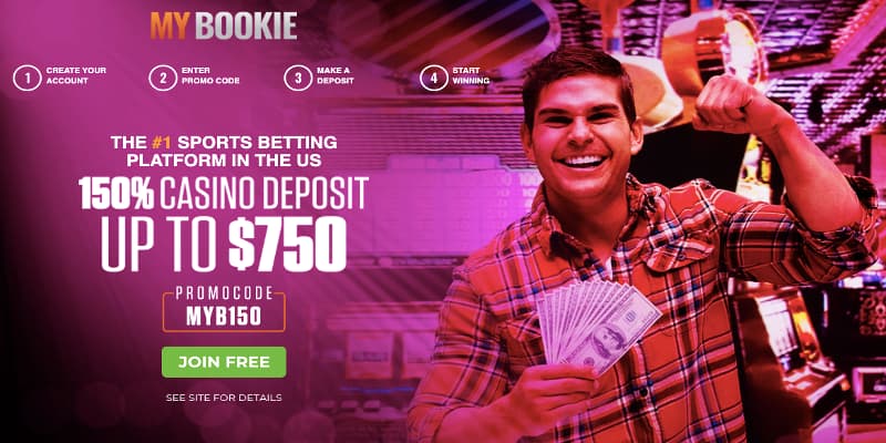 MyBookie casino welcome offer