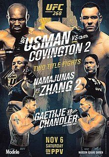 UFC 268: Usman vs Covington 2 Fight Card