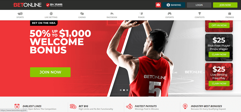 Sports Betting & Online Betting at BetOnline Sportsbook