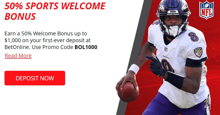Super Bowl betting sites like BetOnline offer bonuses and betting contests.