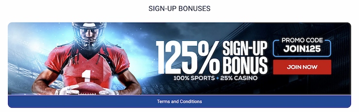 One of the top Super Bowl sportsbooks, BetUs offers the best welcome bonus.