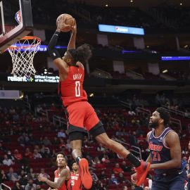 NBA Dunk Contest Participant - Houston Rockets' guard Jalen Green