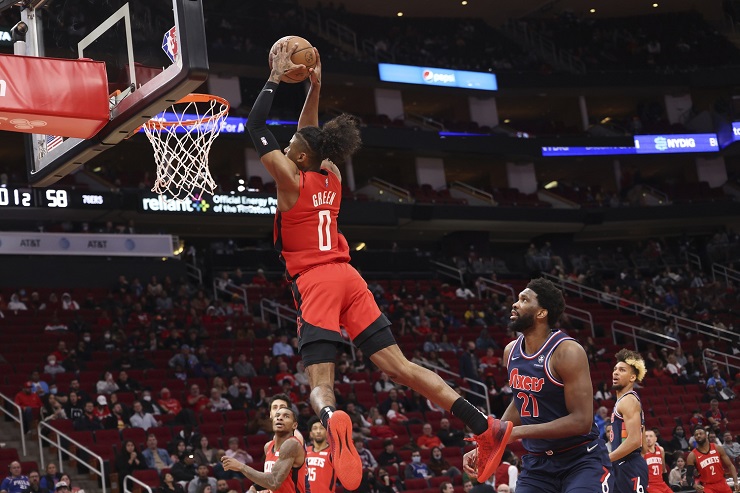 NBA Dunk Contest Participant - Houston Rockets' guard Jalen Green