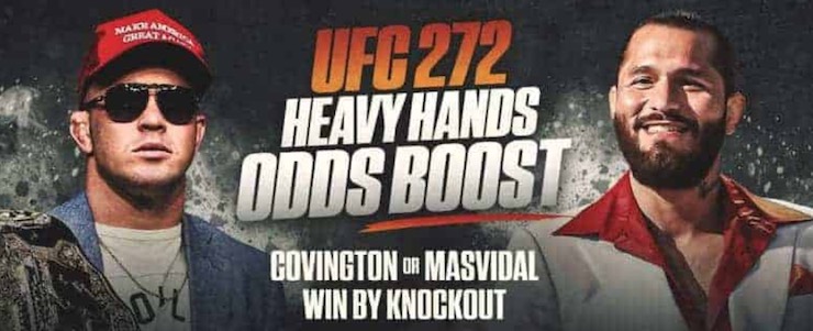 The best UFC odds in Texas can be find at MyBookie for Masvidal vs Covington