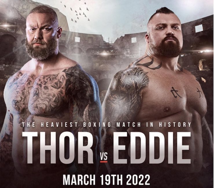 eddie hall vs thor boxing card