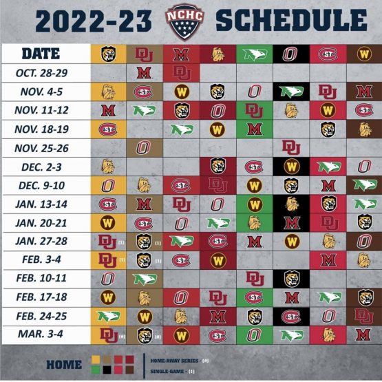 UND Hockey's 2022-23 Schedule Takes Shape