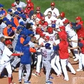 Mets Cardinals Fight