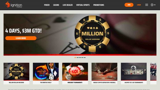 Ignition Casino MO Poker Tournament