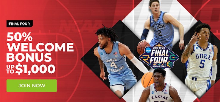 With the best Louisiana sports betting bonuses, BetOnline is one of the easiest places to learn how to bet on the Final Four in LA