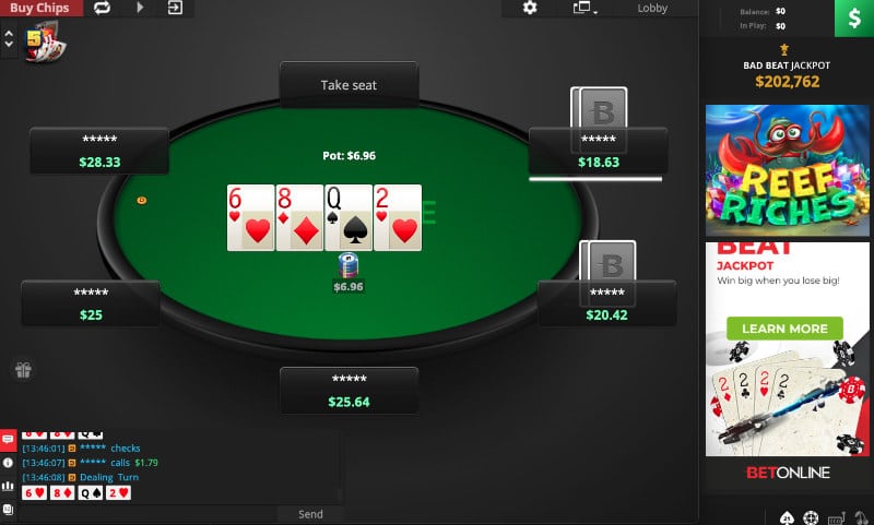Cash Game Poker Bovada