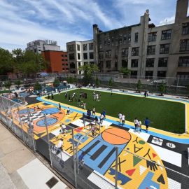 Kevin Durant Charity Foundation opens 26th basketball court in Bronx