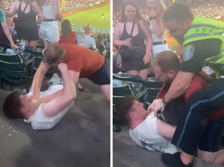 WATCH: Twitter reacts to fan fight at Red Sox-Guardians game