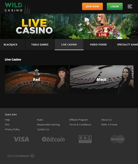 Wild Casino Bitcoin App