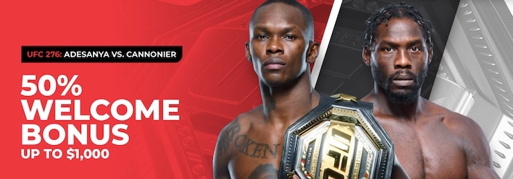 The top Ohio sports betting sites like BetOnline offer free bets and MMA betting offers for UFC 276: Adesanya vs Cannonier. Learn how to bet on UFC 276 in Ohio