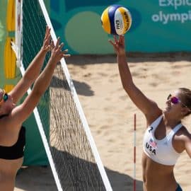 WATCH: Team USA Women Win Epic Beach Volleyball Rally