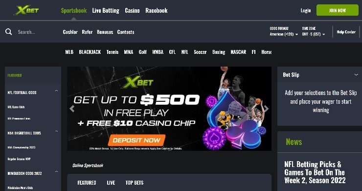 Best US online gambling - XBet