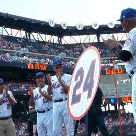 Willie Mays 24 Retired