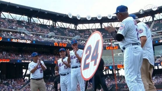 Willie Mays 24 Retired