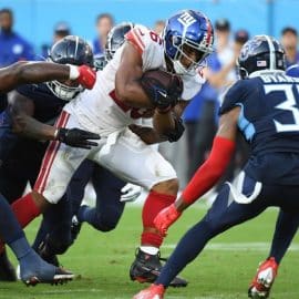 New York Giants Saquon Barkley on win: "It's just one game, to be honest"