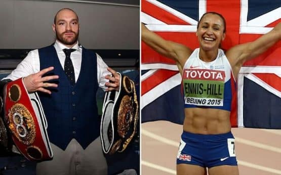 Tyson Fury and Jessica Ennis-Hill