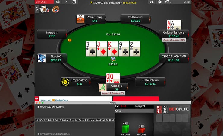 Online Poker Against Other Players