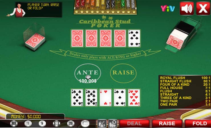 Caribbean Stud Poker Vs Casino