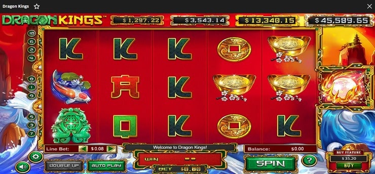 Dragon Kings crypto slot game