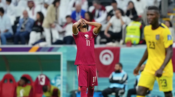 THIS IS THE FIRST TIME IN FIFA WORLD CUP HISTORY THAT QATAR A HOST NATION HAS LOST THE TOURNAMENT OPENER