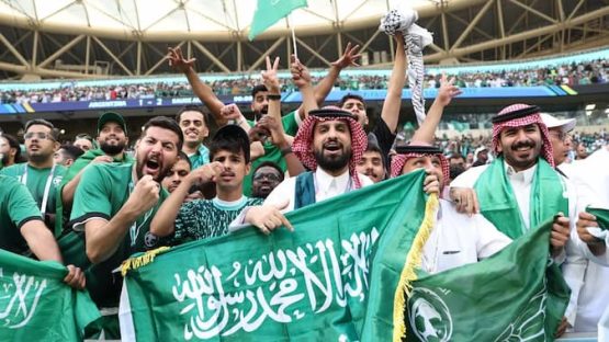 Saudi Fans Celebration