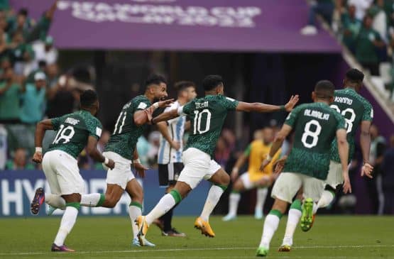 Soccer: FIFA World Cup Qatar 2022-Argentina at Saudi Arabia