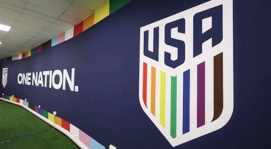 USMNT Adds Rainbow Crest To Show Support To LGBTQ+ Community At World CupUSMNT Adds Rainbow Crest To Show Support To LGBTQ+ Community At World Cup