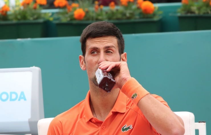 WATCH- Novak Djokovic Trainer Caught Spiking Drink At Paris Masters