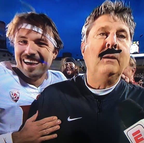 mike leach mustache