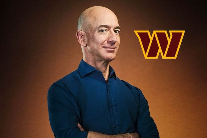 Jeff Bezos Washington Commanders Football (1)