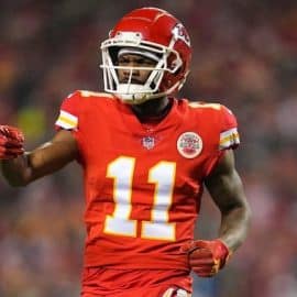 Marques Valdes-Scantling of the Kansas City Chiefs.