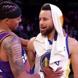 WATCH- Stephen Curry Presents Brother-In-Law With NBA Championship Ring