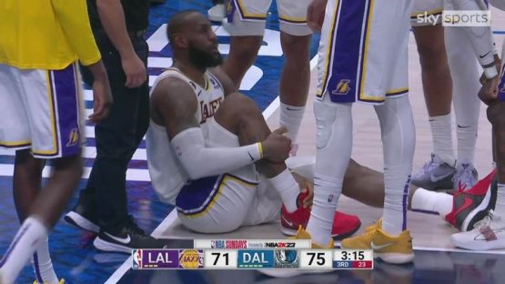 LeBron James foot injury