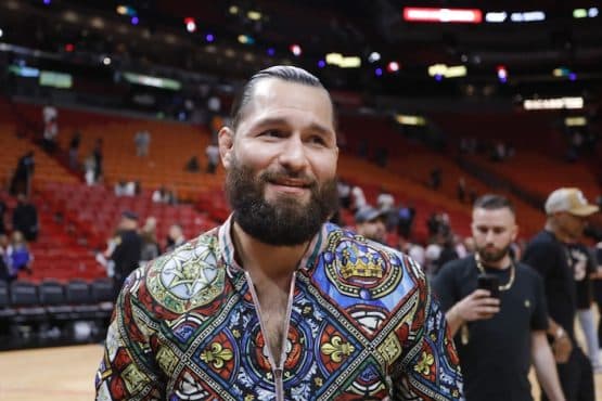 American MMA fighter Jorge Masvidal stands and stares.