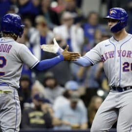 Francisco Lindor, Pete Alonso, New York Mets