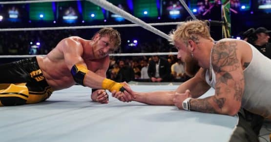 Jake Paul and Logan Paul tag each other at WWE PPV event