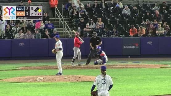 Nate Lavender, Syracuse Mets.