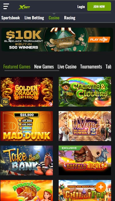 xbet casino app