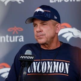 Denver Broncos head coach Sean Payton