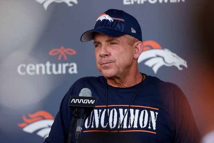 Denver Broncos head coach Sean Payton