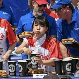 Who Is Mayoi Ebihara? Japanese YouTuber Nearly Stuns Miki Sudo At 2023 Nathan’s Hot Dog Eating Contest