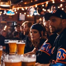 AI Mets Fans in Bar