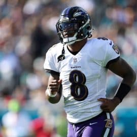 Baltimore Ravens quarterback Lamar Jackson